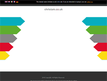 Tablet Screenshot of chrislam.co.uk